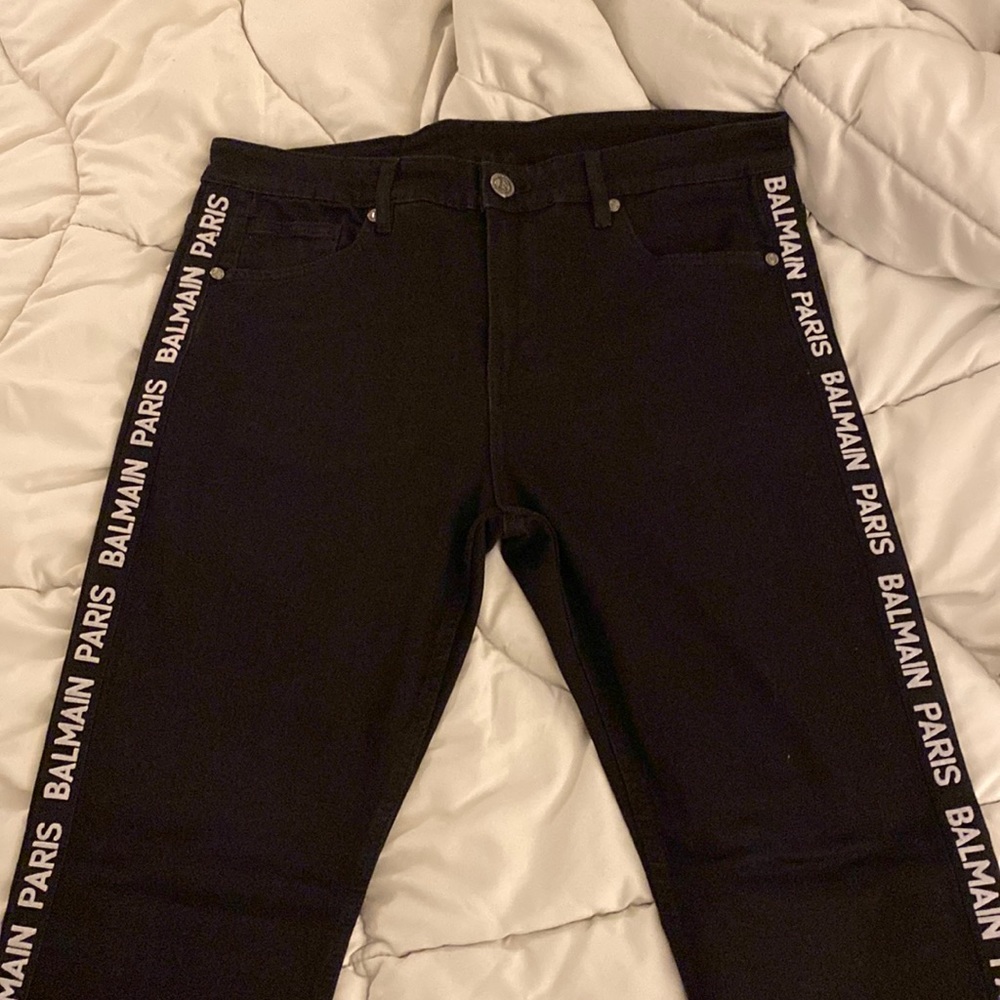 Balmain Jeans Black size 36x 30